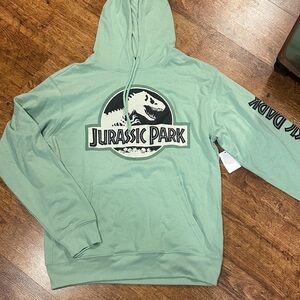 Jurassic Park Green Hoodie